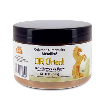 Deco-Relief Orient Gold Colouring Powder - 25g